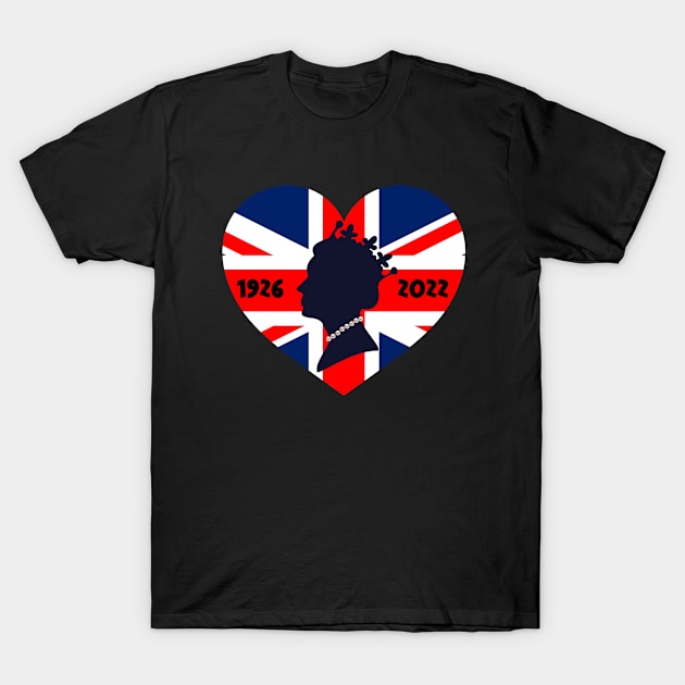 queen elizabeth ii T-Shirt by Fashion planet